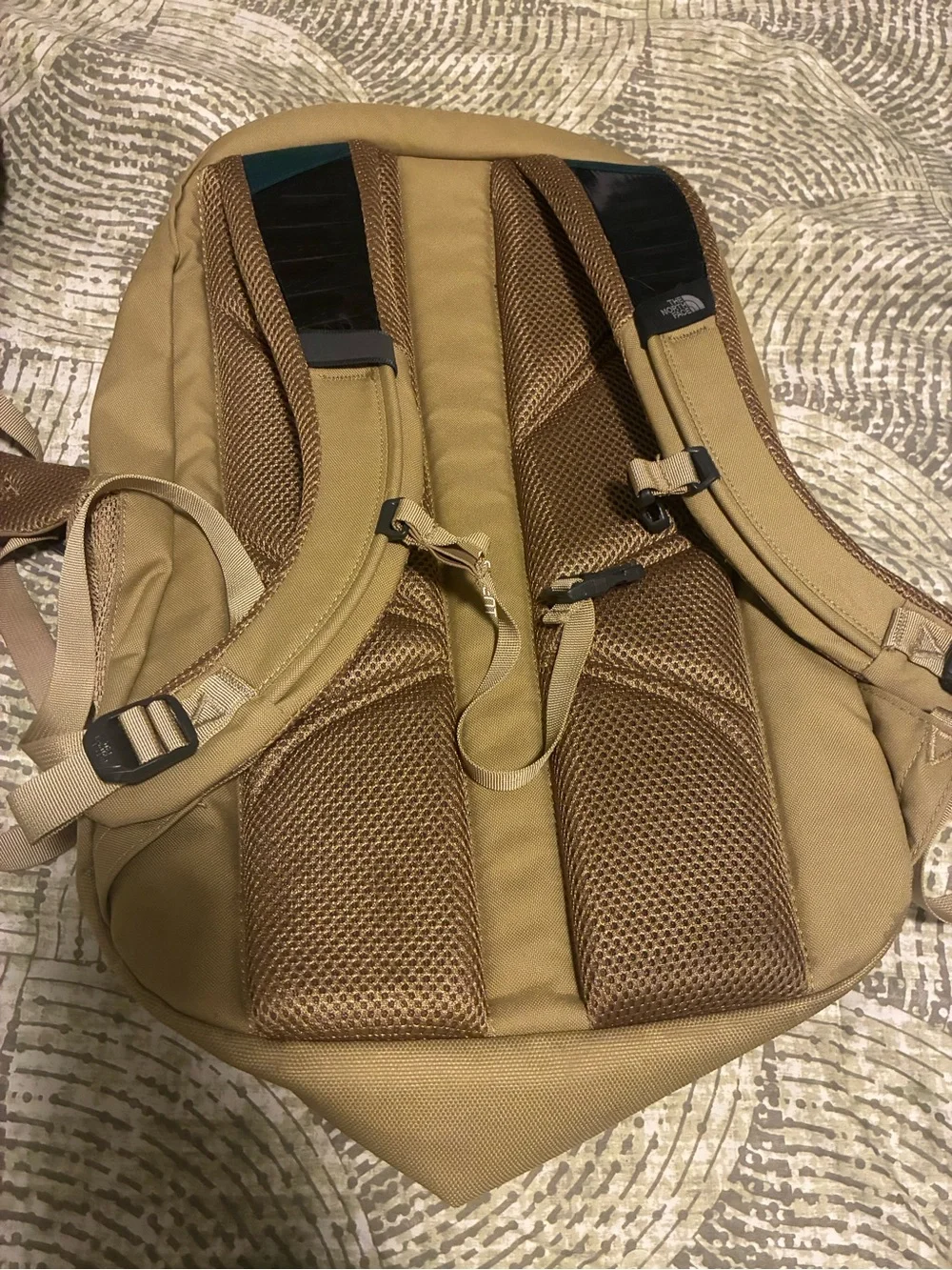 The North Face Jester Backpack - Tan & Dark Green